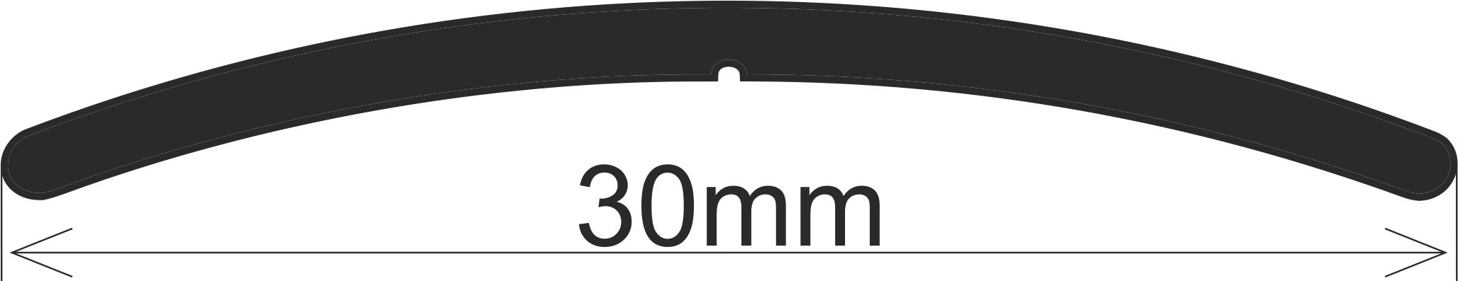 Bohemia profil pechodov lita samolepc 30mm pvc flie BL 2,7m