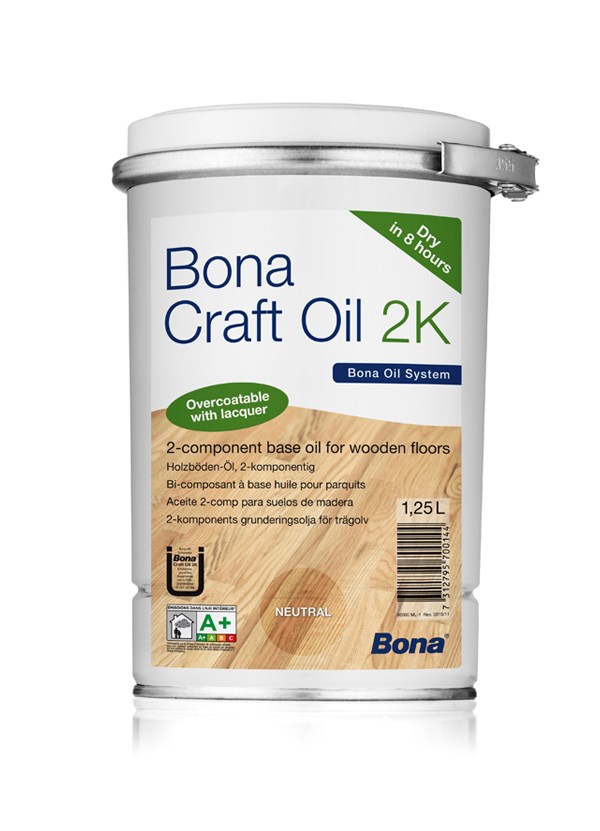 BONA CRAFT OIL 2K ASH/POLE 1,25l